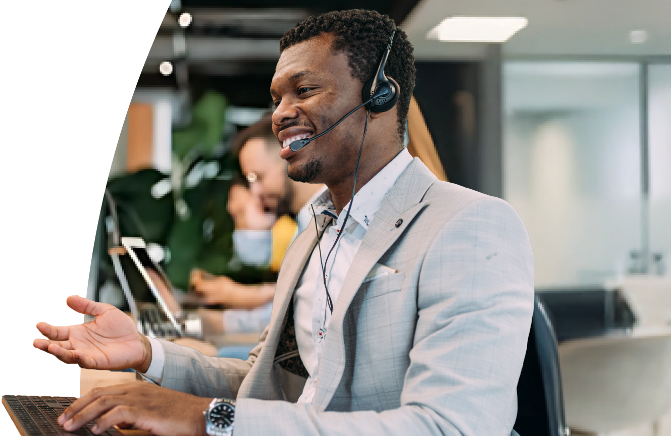 Call centre employee